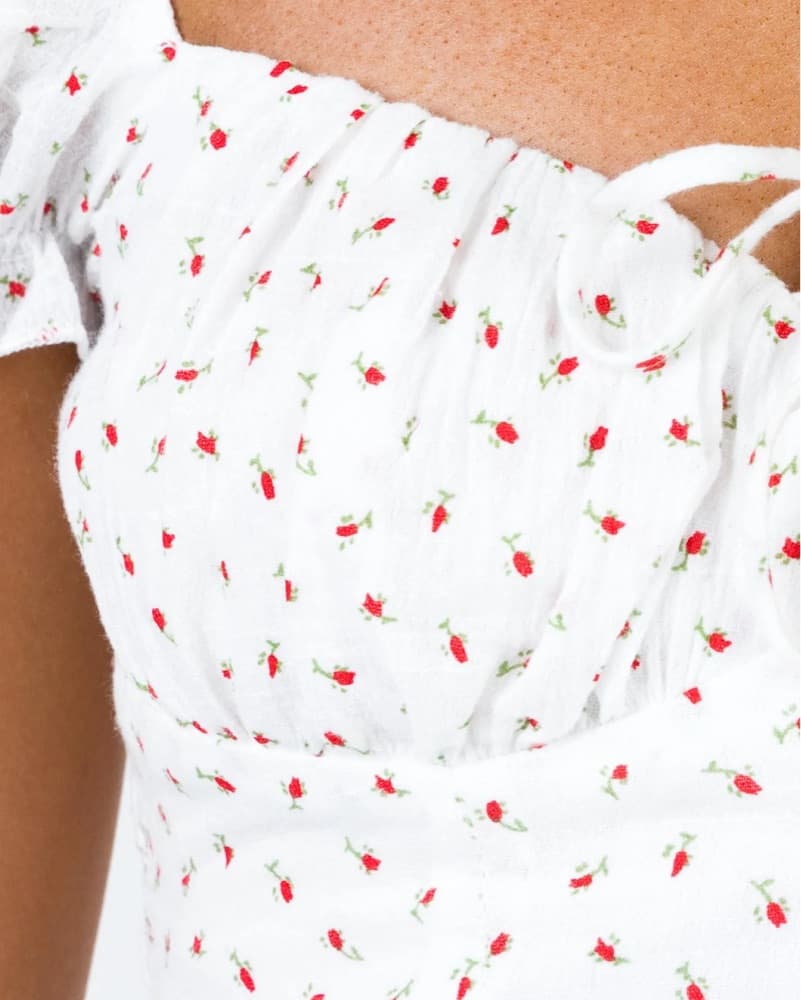 Princess Polly White Floral Sundress - Image 5