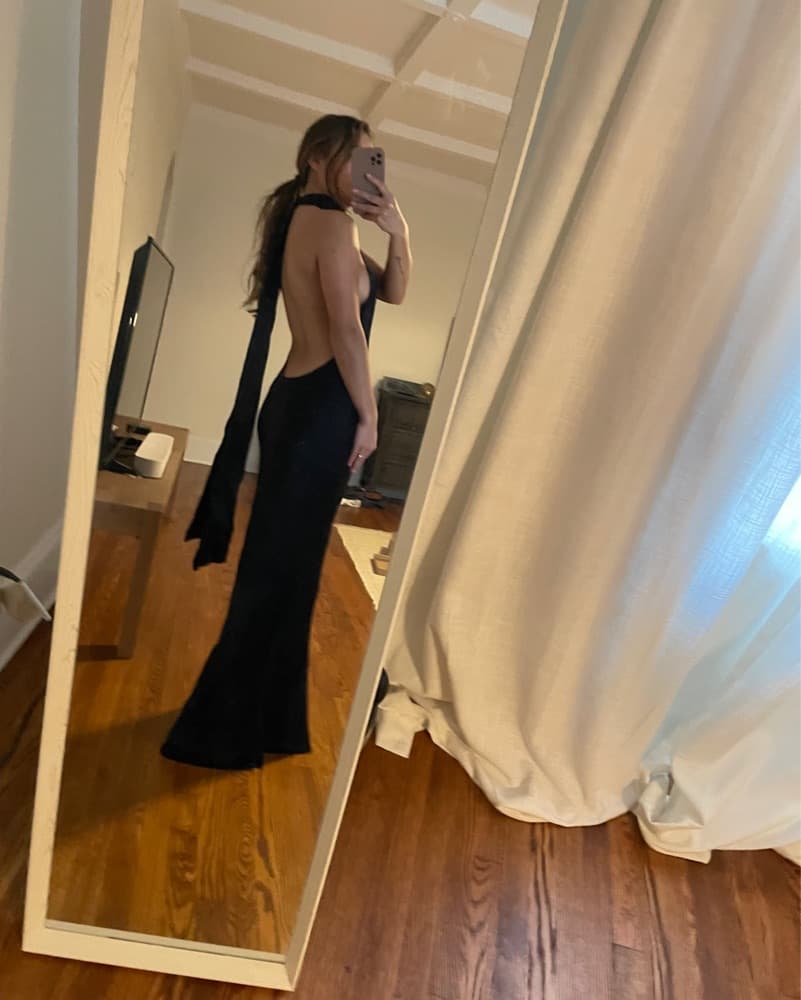 Sau Lee Penelope Gown In Black - Image 4