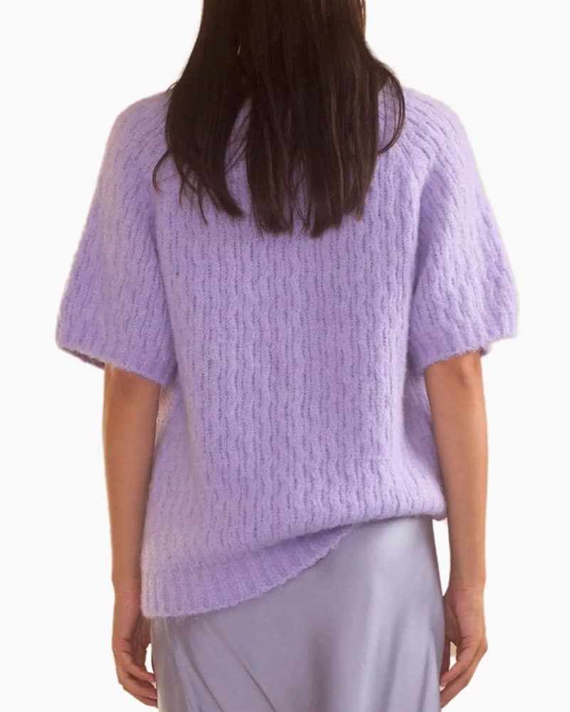 Cynthia Rowley Purple Sweater - Image 3