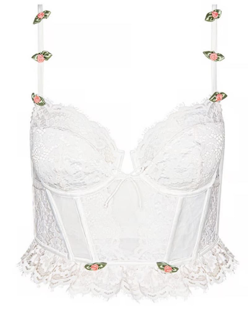 FOR LOVE & LEMONS Chantilly Lace Bustier - Image 4