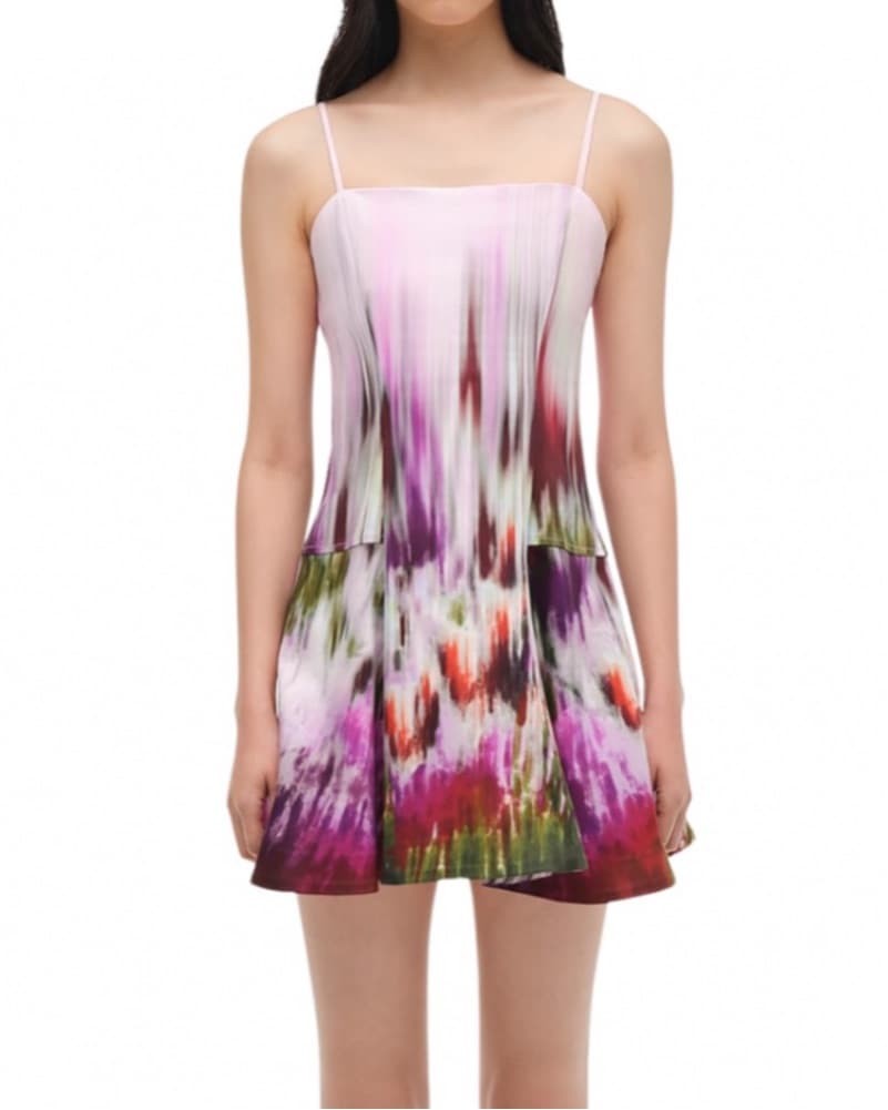 Judie Mini Dress - Sorbet Motion Blur - Image 2