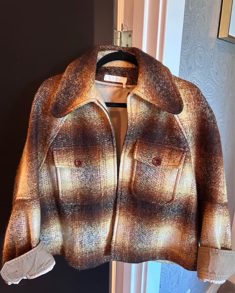 Chloe Plaid Jacket - Image 1