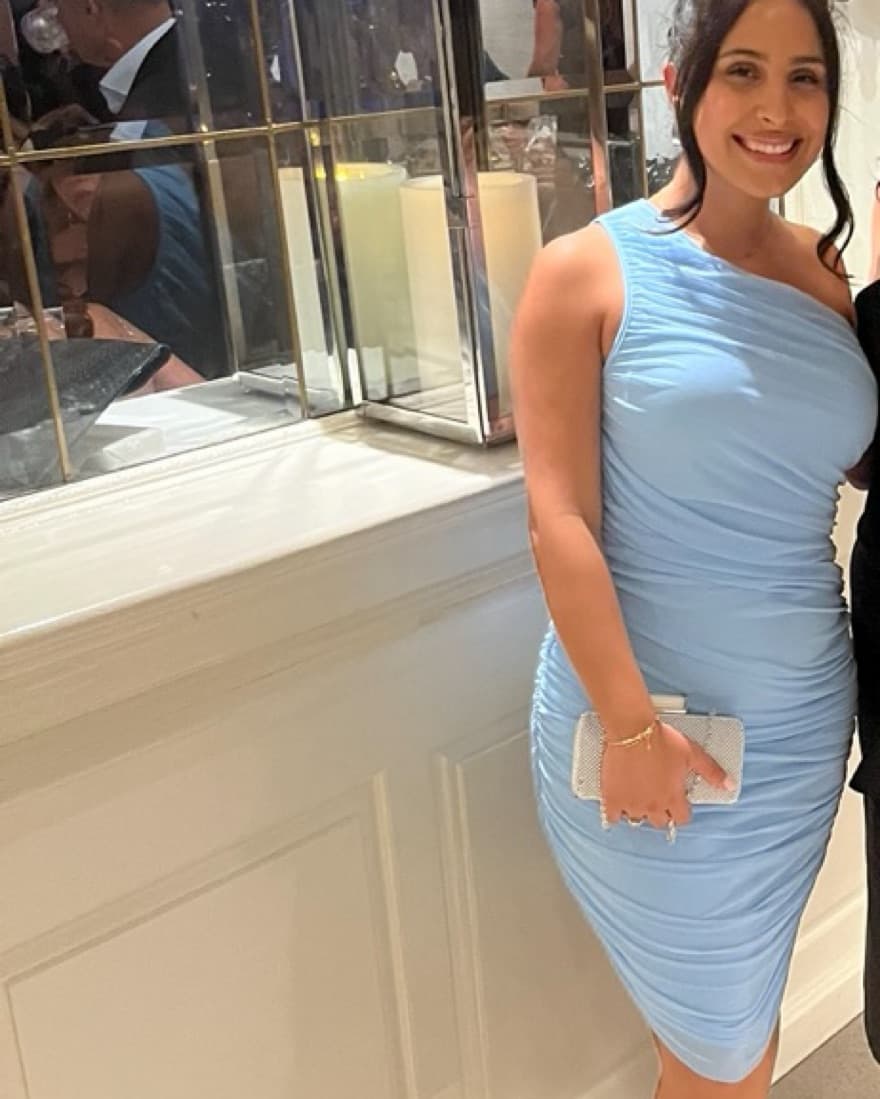 Pretty Garden Ruched Bodycon Dress - Image 1