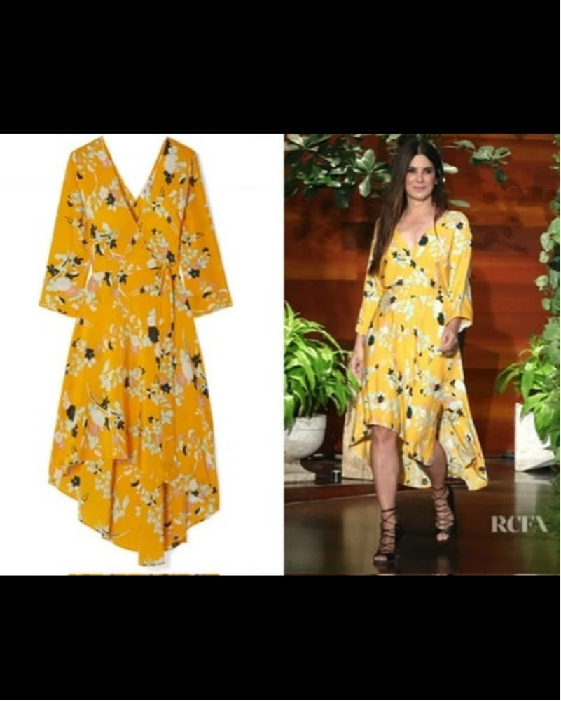 DVF Eloise Asymmetric Wrap Dress  - Image 4