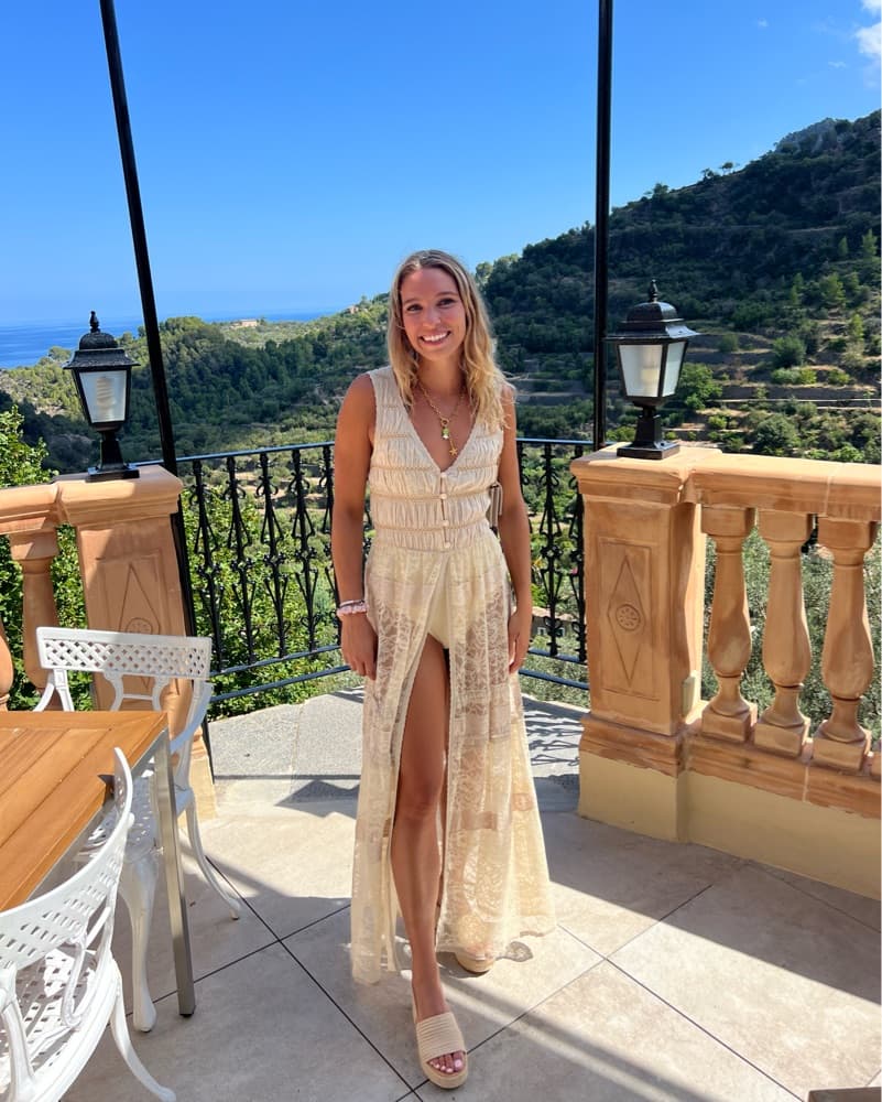 Boho Chic Lace Maxi Dress - Image 2