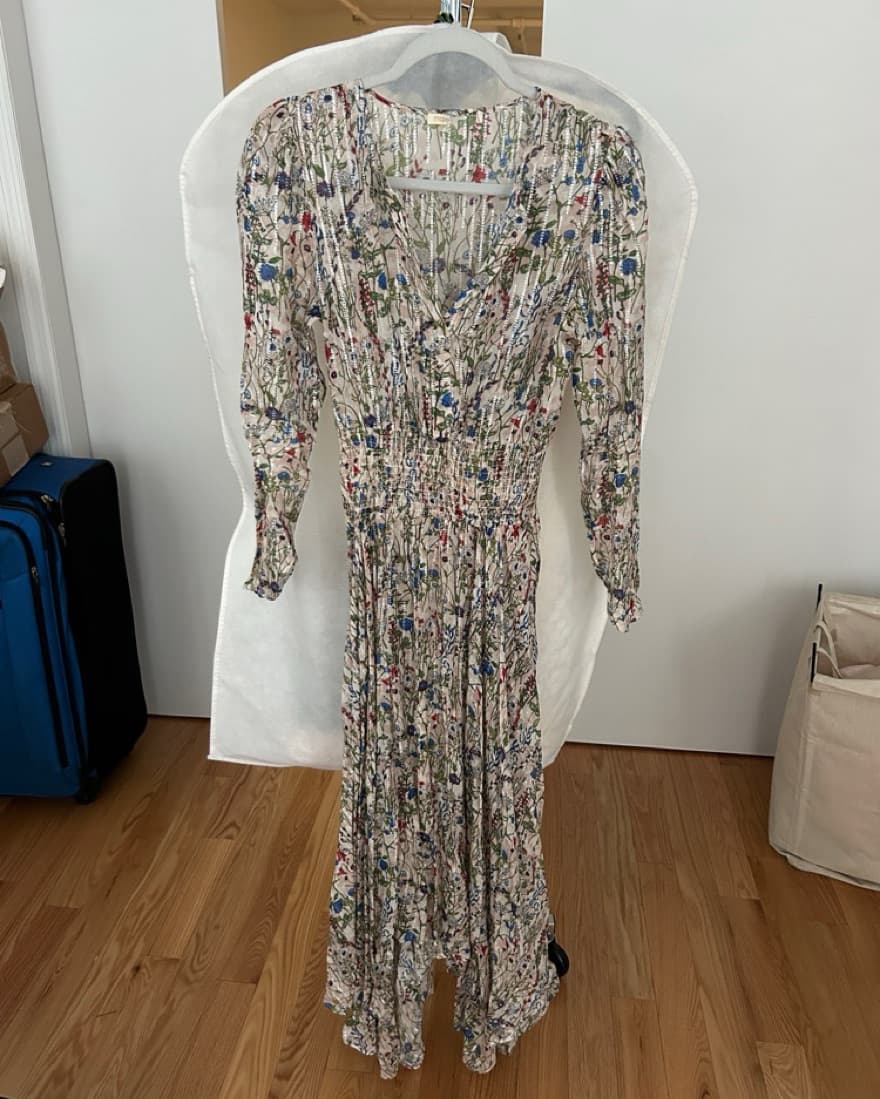 Maje Floral High-Low Dress - Image 6