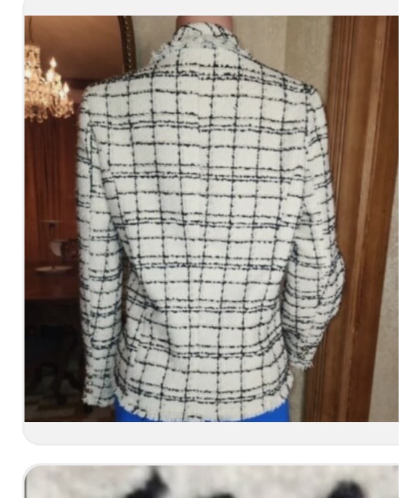 Aqua Tweed Blazer - Image 3