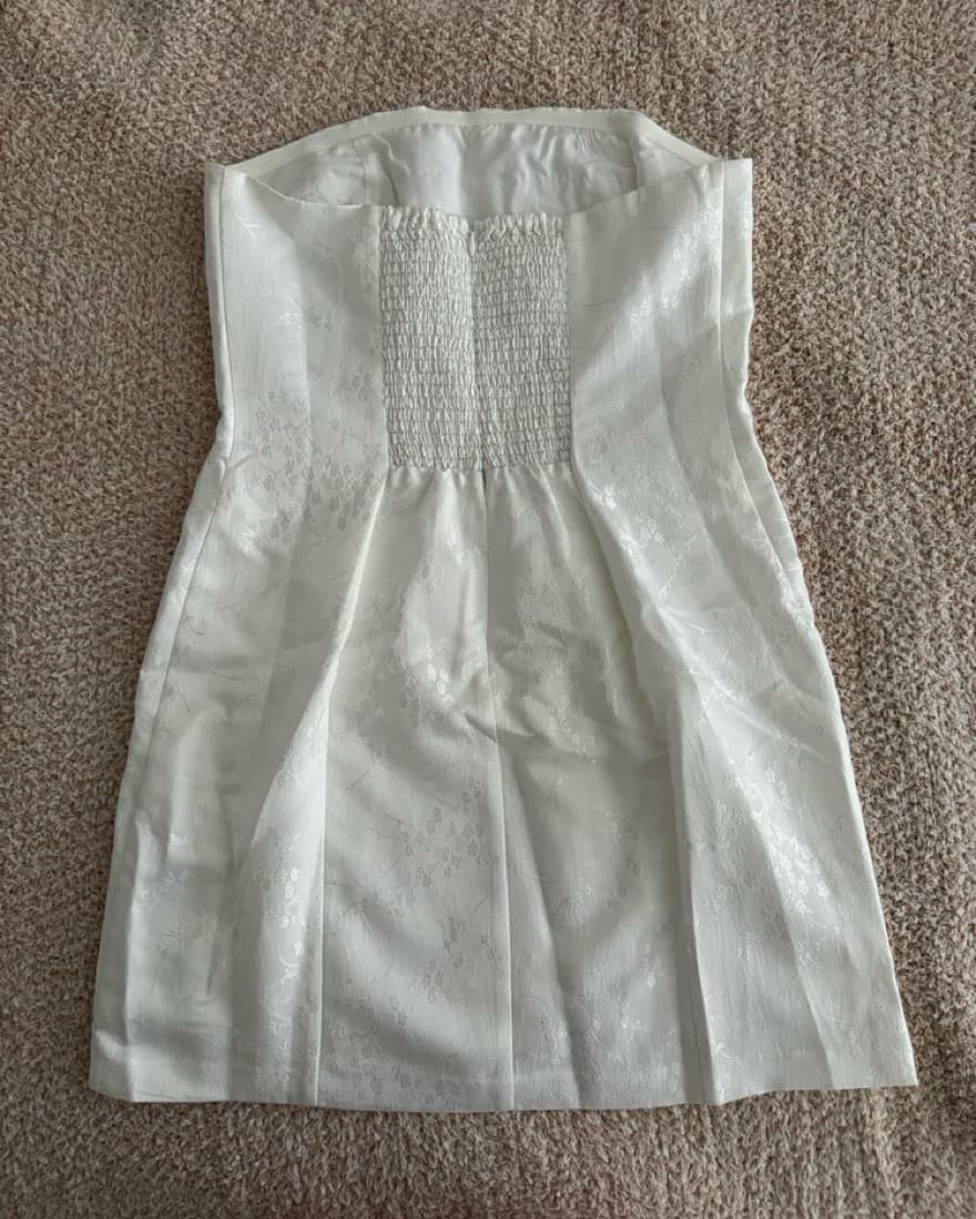 Reformation Gabby Dress White - Image 6