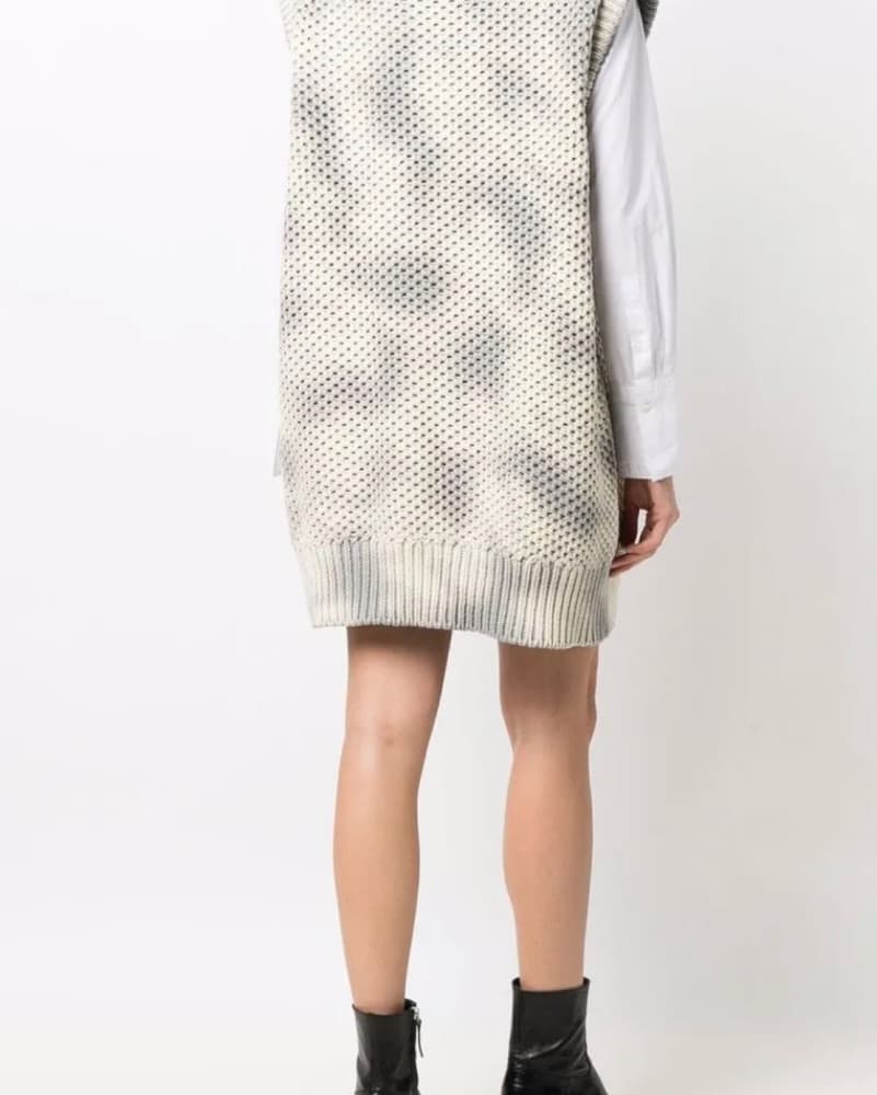  MM6 Maison Margiela tie-dye knitted dre - Image 2