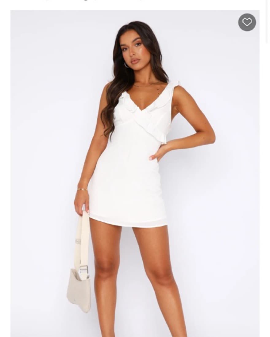 White fromal dress  - Image 2