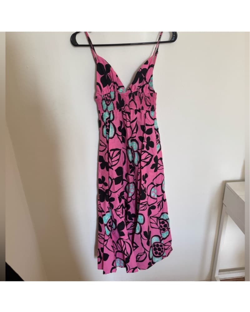 Vibrant Floral Midi Dress - Image 3