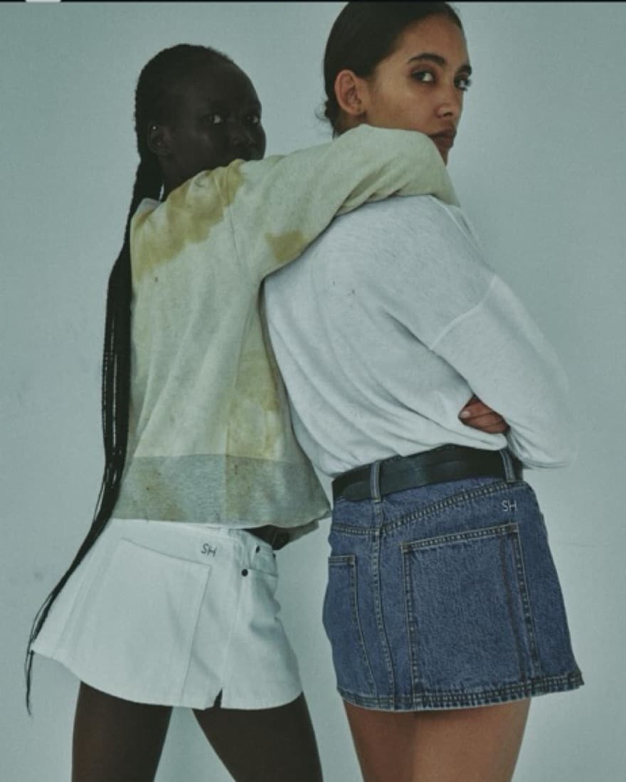 Still Here Denim Skirt - Image 4