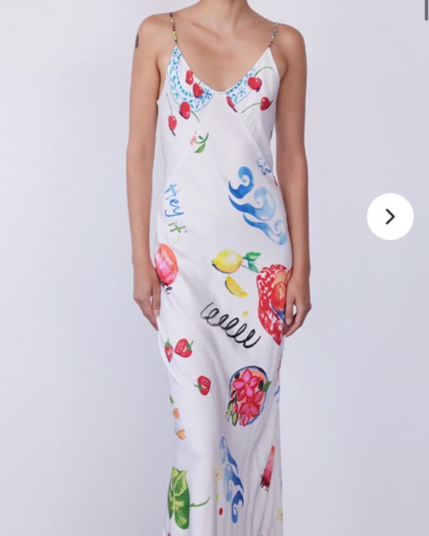 damson madder calypso slip dress - Image 1