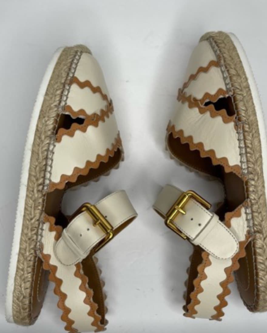 See By Chloe Glyn Leather Ric Rac Espadr - Image 1