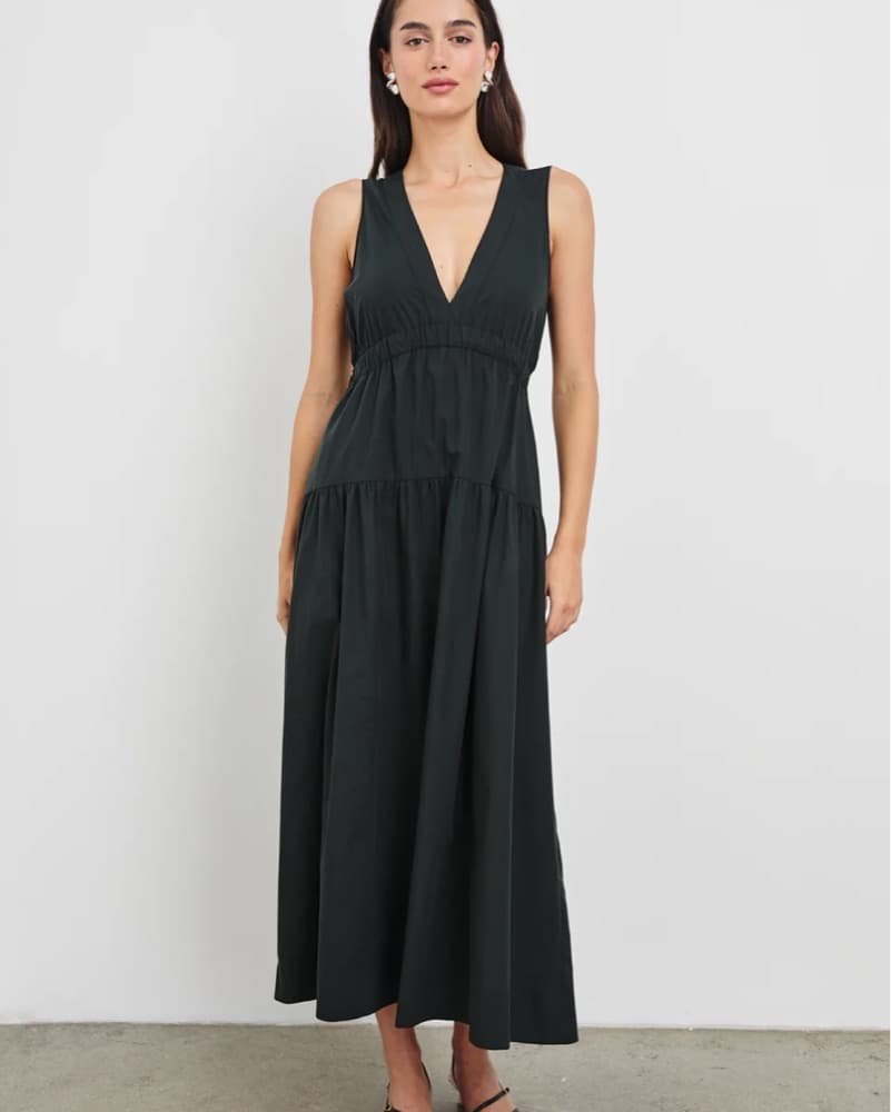 Rails Genevieve Black Cutout Maxi Dress - Image 1