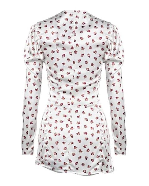 The Attico Longsleeve White Minidress  - Image 4