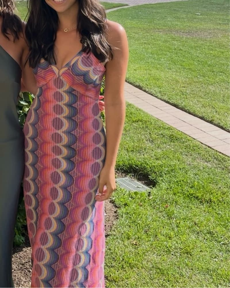 colorful wedding guest dress - Image 2