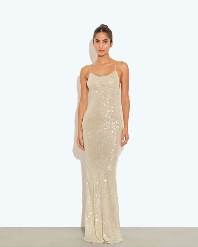 rat and boa olympia sequin dress - Image 1