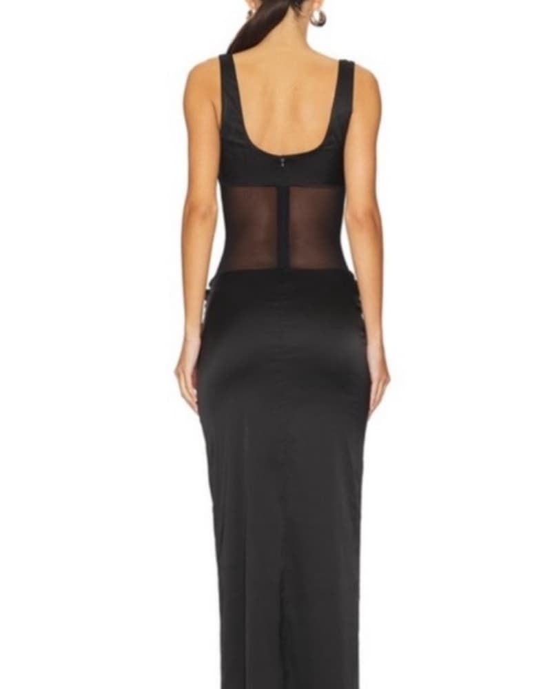 Superdown Black Maxi Dress - Image 2