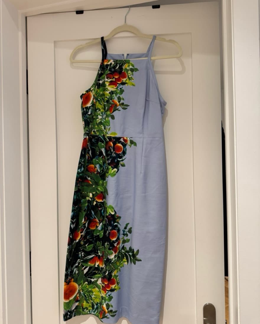 Anthropologie Floral Midi Dress - Image 2