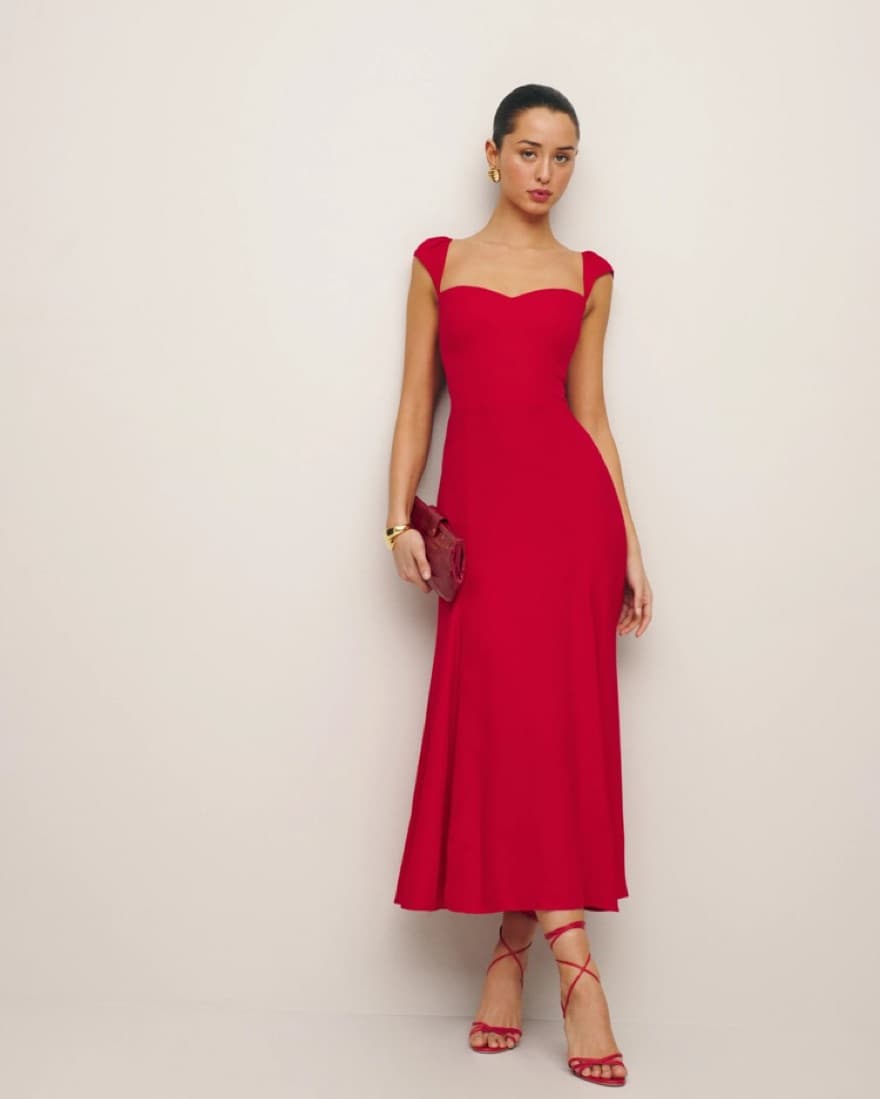 Red Reformation Dress - Image 1