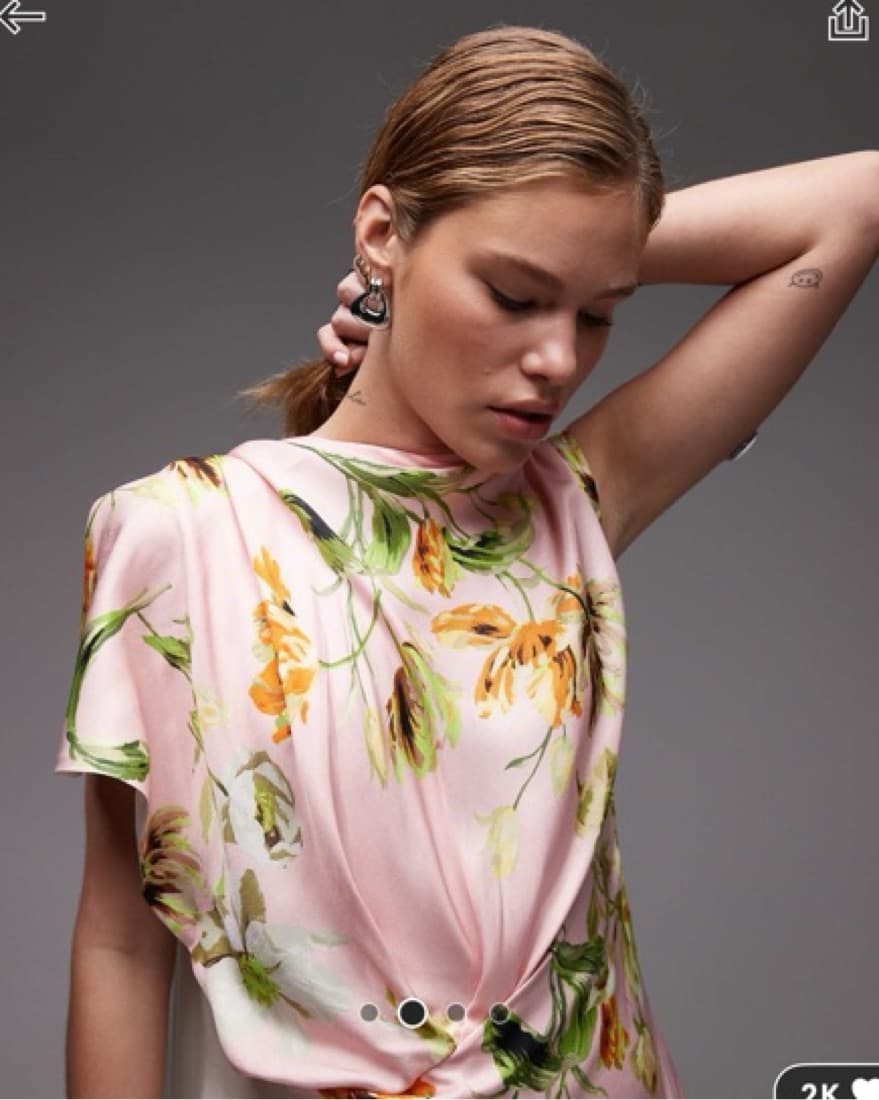 ASOS DESIGN drape waterfall maxi dress  - Image 2