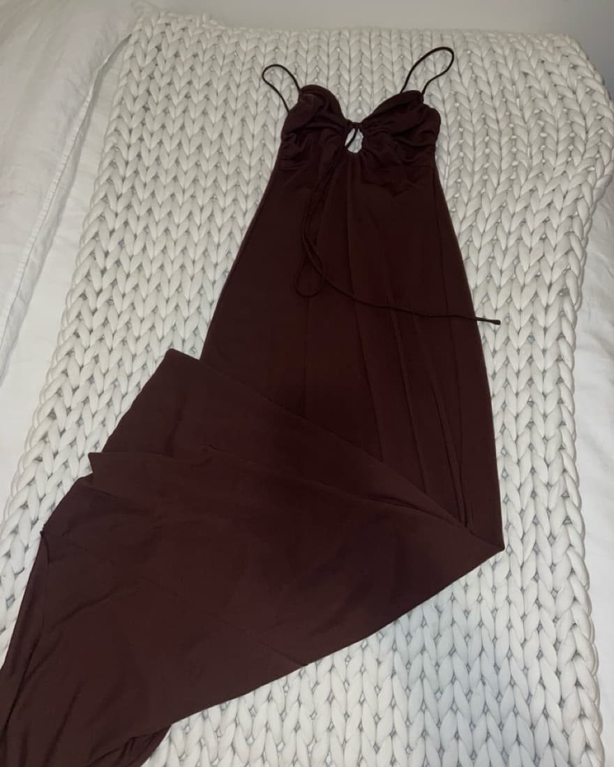 Long brown Dress - Image 3