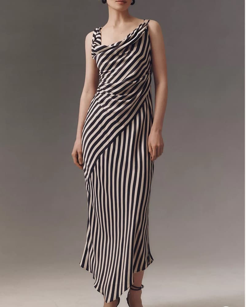 Anthropology Striped Maxi Dress - Image 1