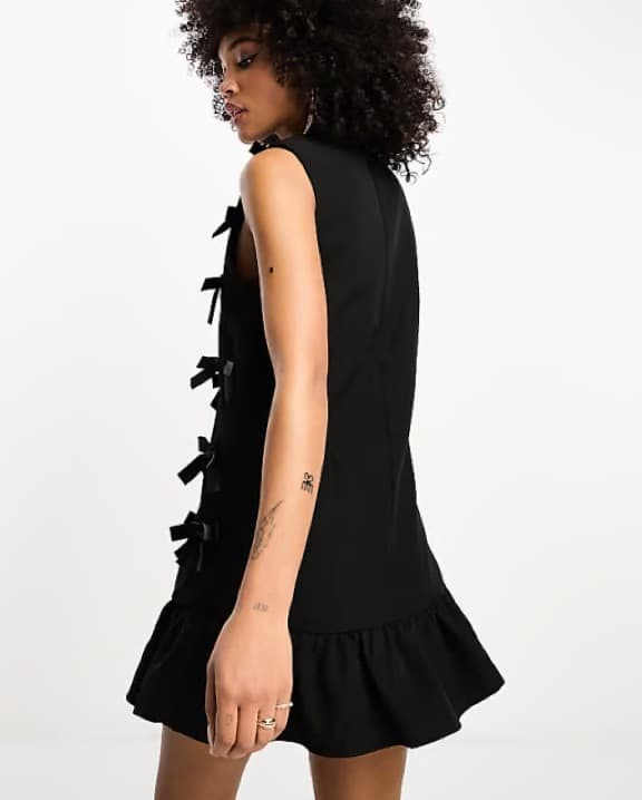 Sister Jane Bow Bloom Mini Dress - Image 4