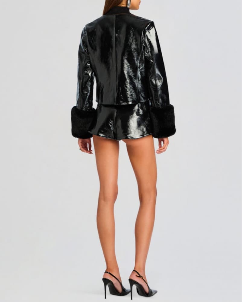 Sleek Patent Leather Set - Image 3