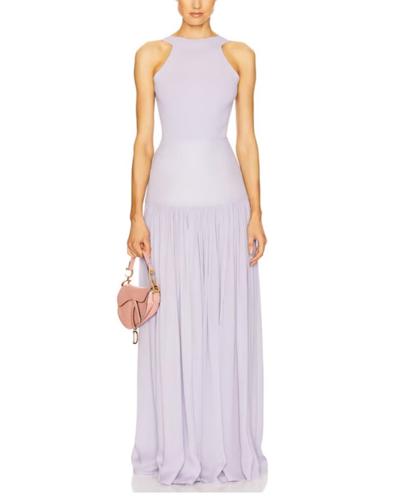 Helsa Diaphanous Maxi Skirt & Body Suit - Image 5