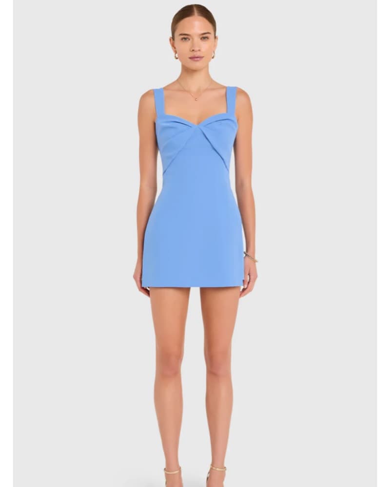 Amanda Uprichard Soho Romper In Atlantic - Image 1