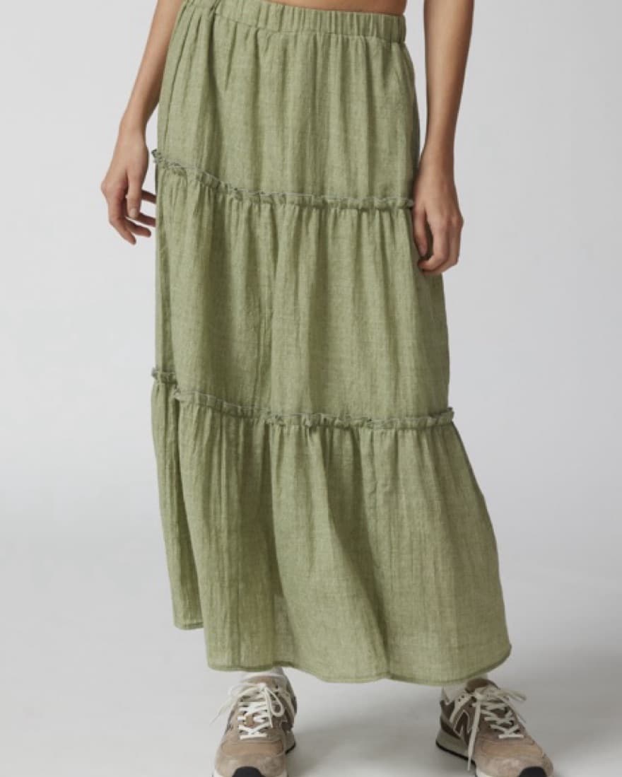 Tiered Maxi Skirt - Image 1