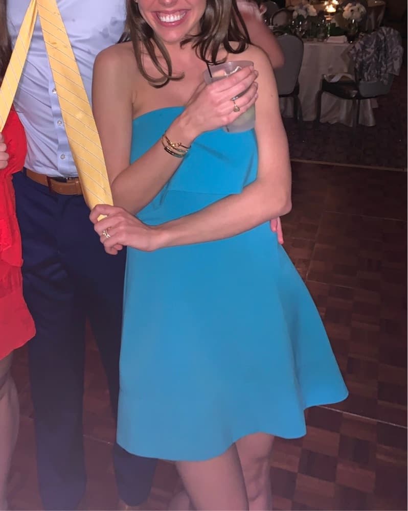 Strapless Mini Dress - Image 1