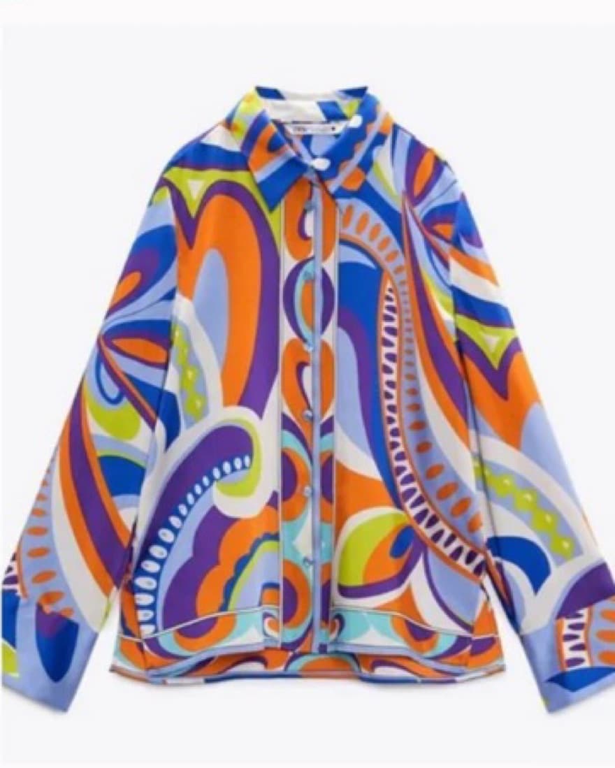 Zara Printed Shirt - Image 1