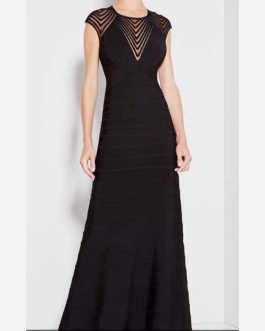 Herve Leger Black Gown - Image 1