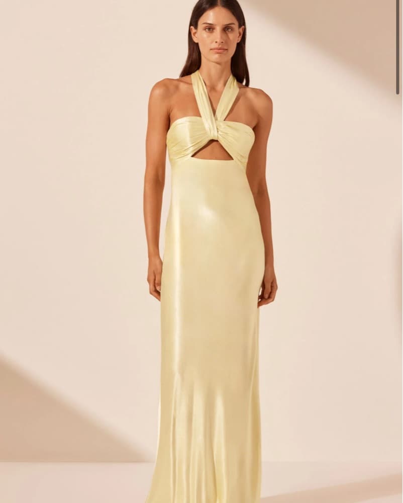 Shona Joy La Lune Ruched Halte Dress - Image 1