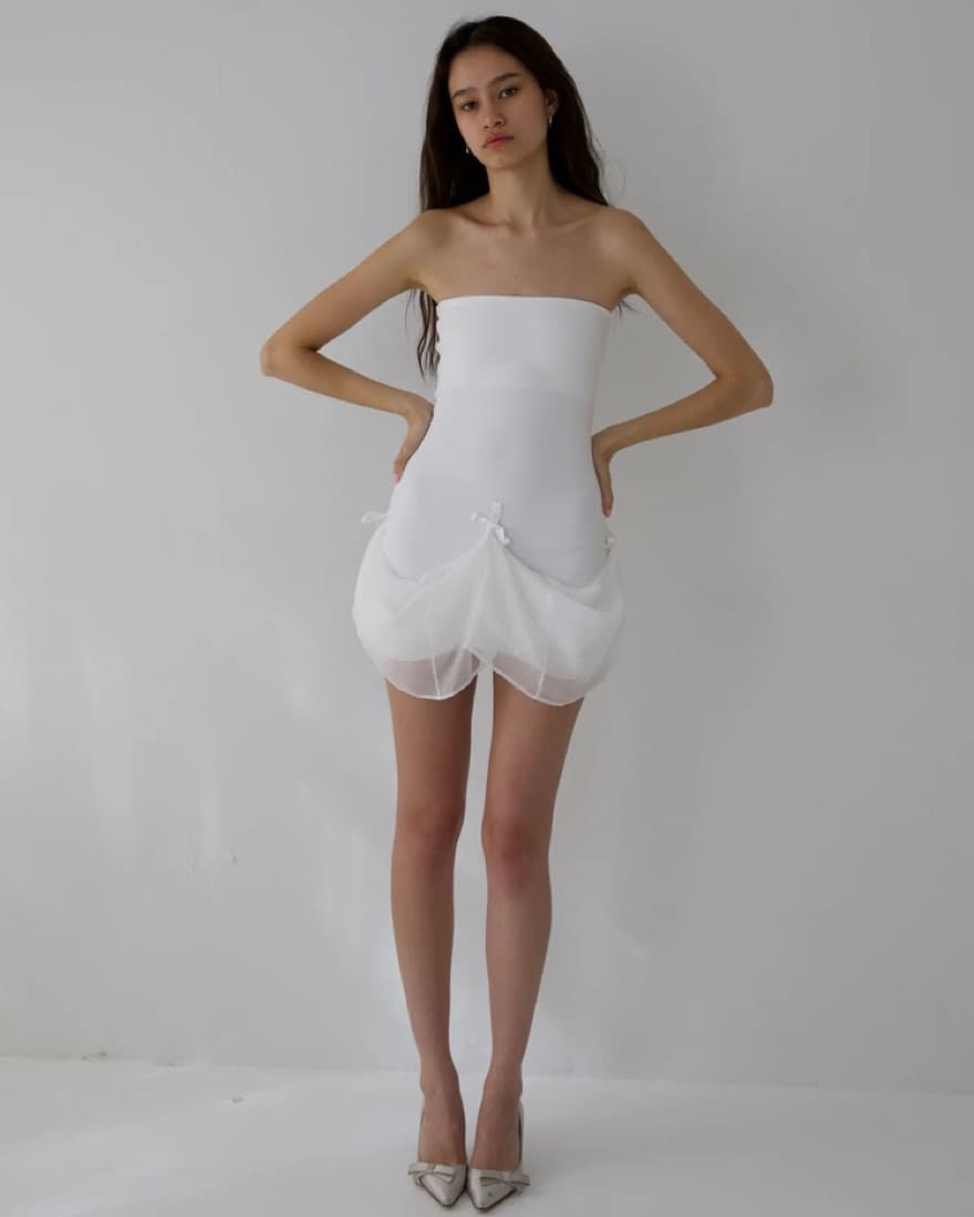 BUCI NYC Metis Dress Ivory - Image 1