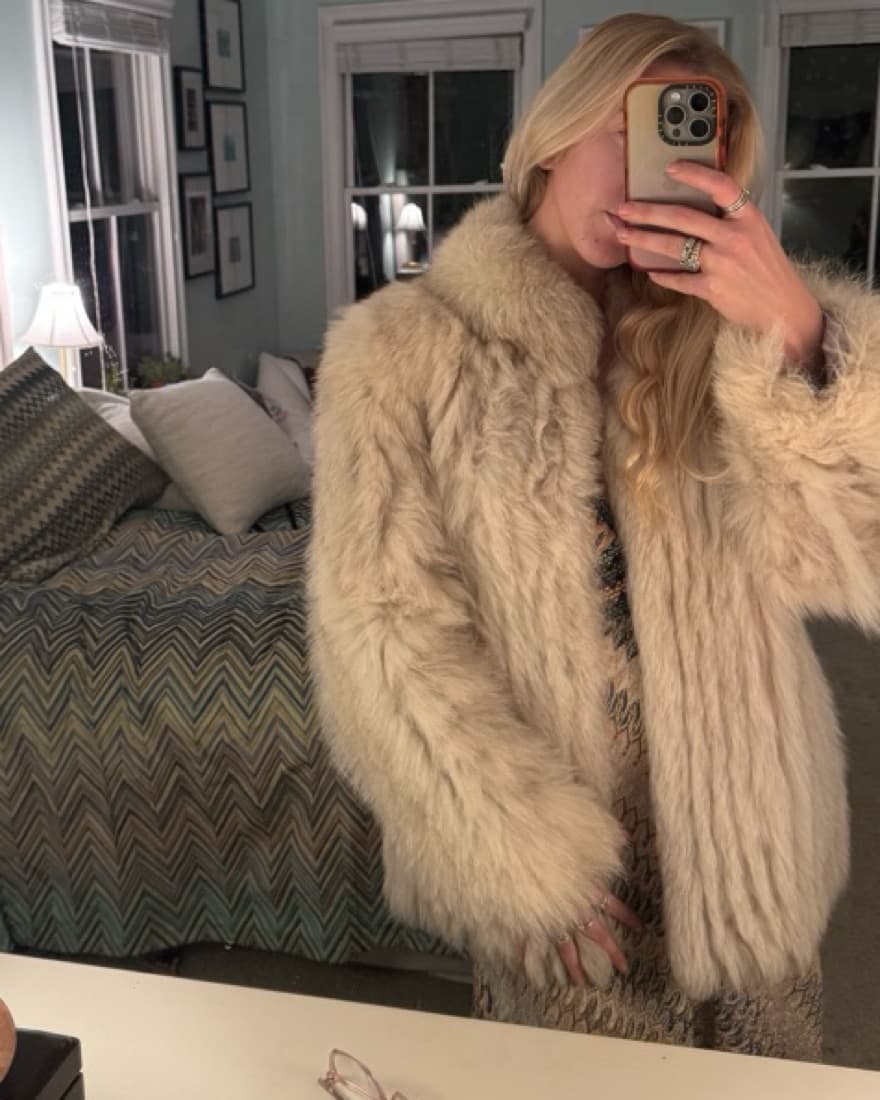 Vintage Fox Fur Coat - Image 1