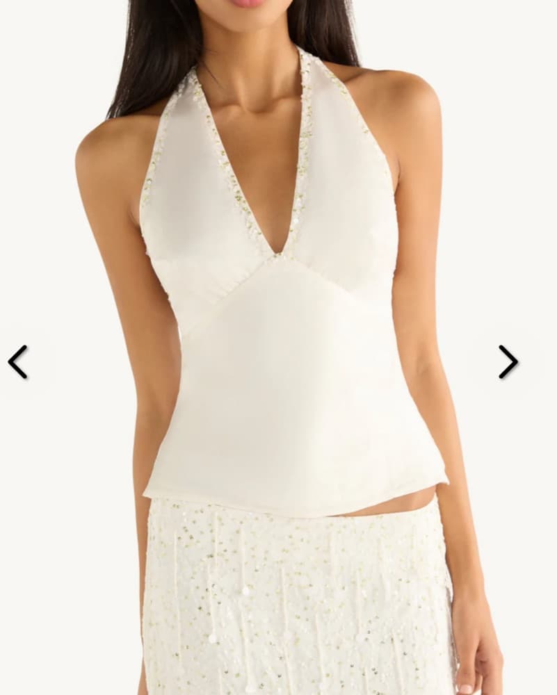 Asta Resort Celine Hand Beaded Camisole  - Image 5