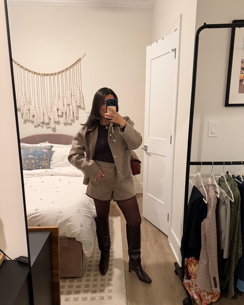 Line & Dot Jacket And Shorts Set - Image 6