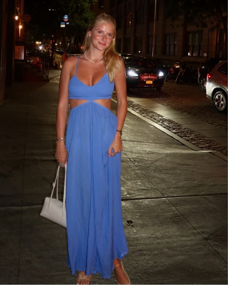 Innocence Maxi Dress - Iris - Image 1