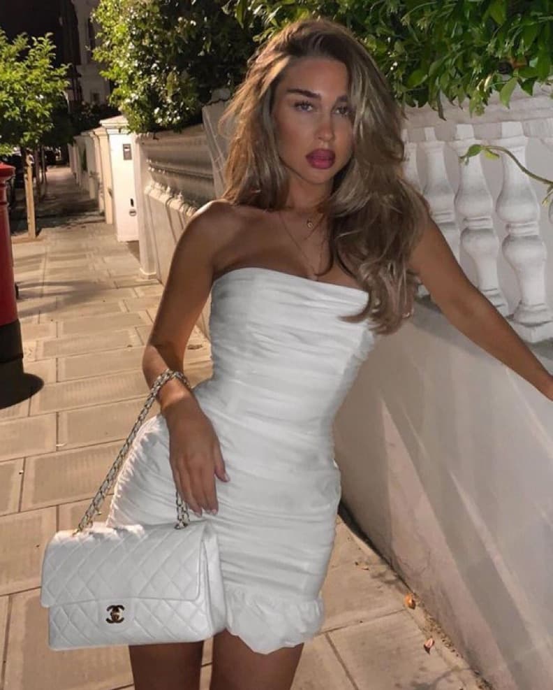 House Of CB White ‘Rema’ Dress - Image 1