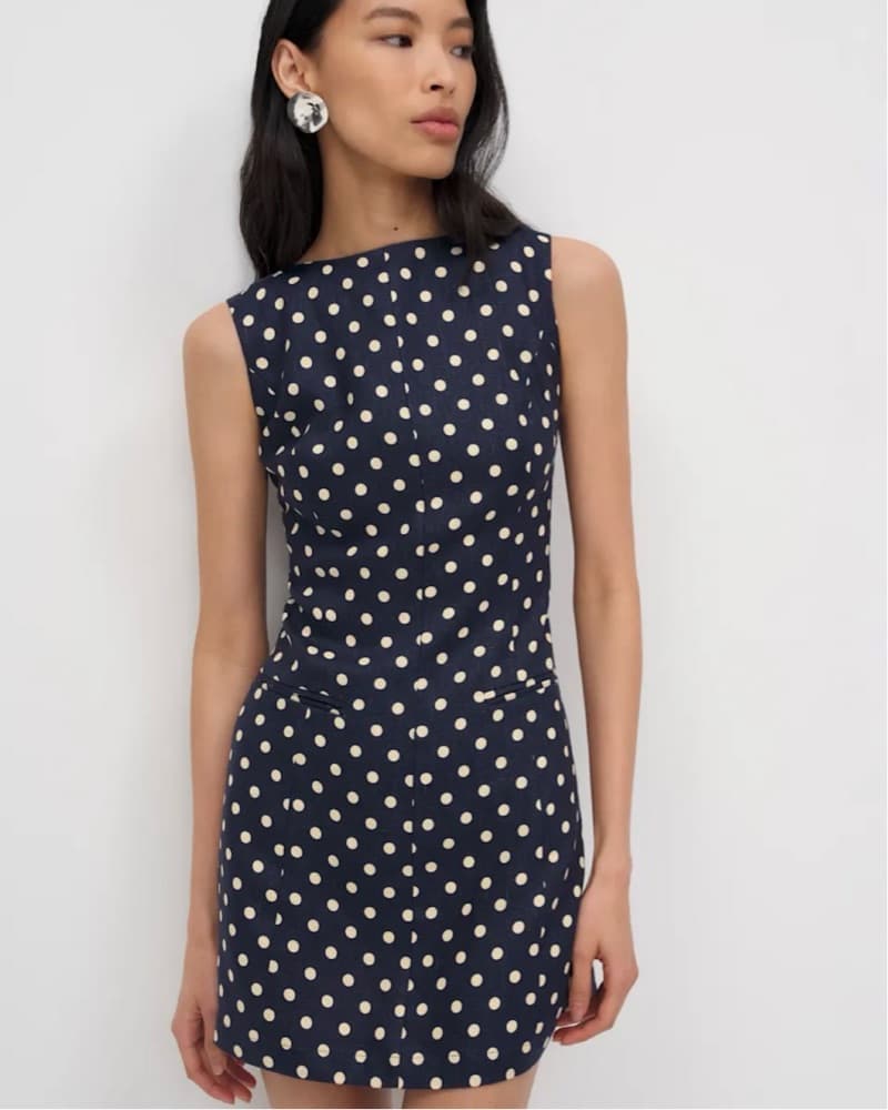 Reformation Polka Dot Mini Dress  - Image 2