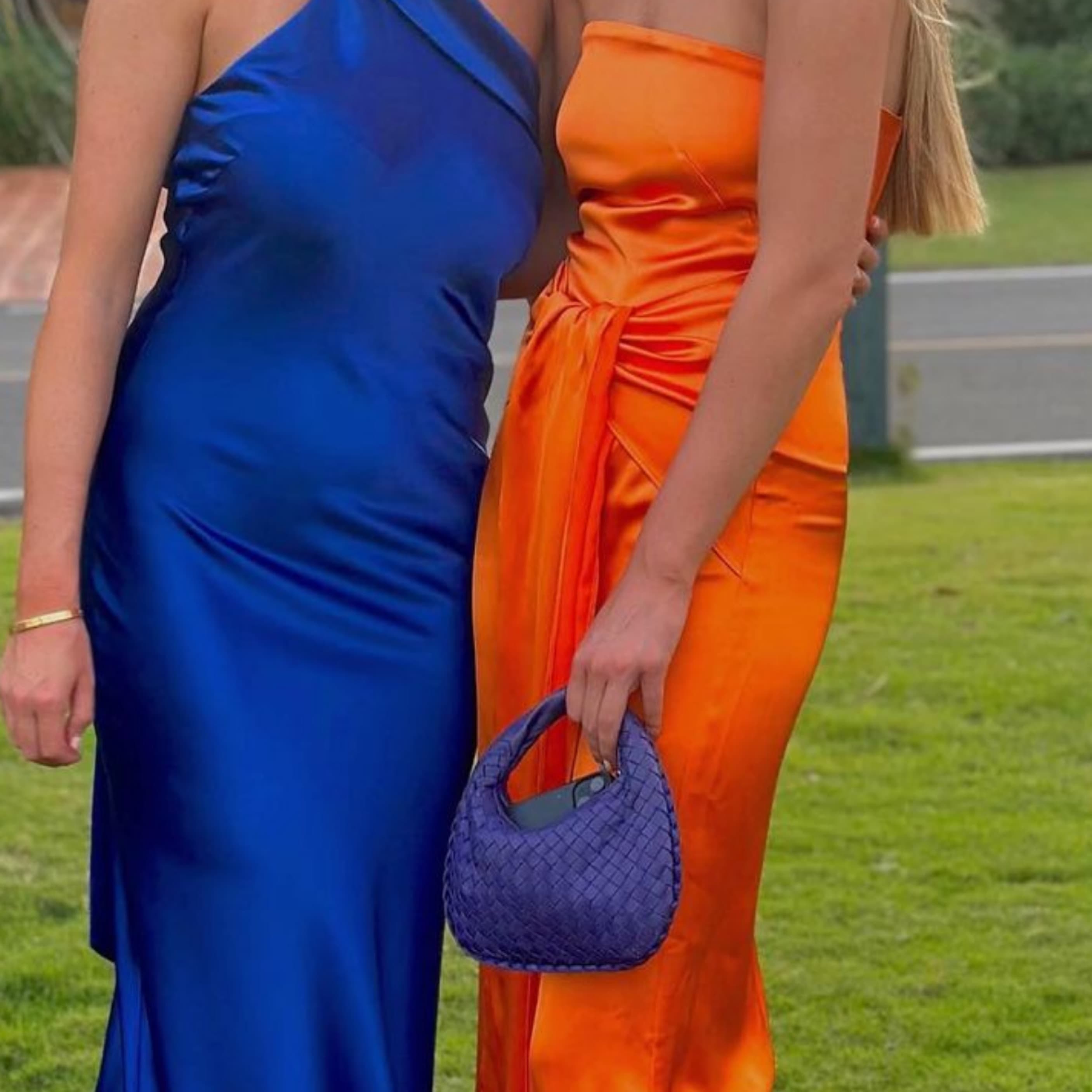 Simon Miller Orange Strapless Gown - Image 3