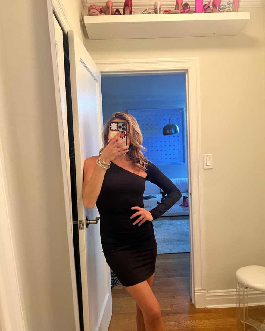 One Should Black Bebe Dress - Image 1