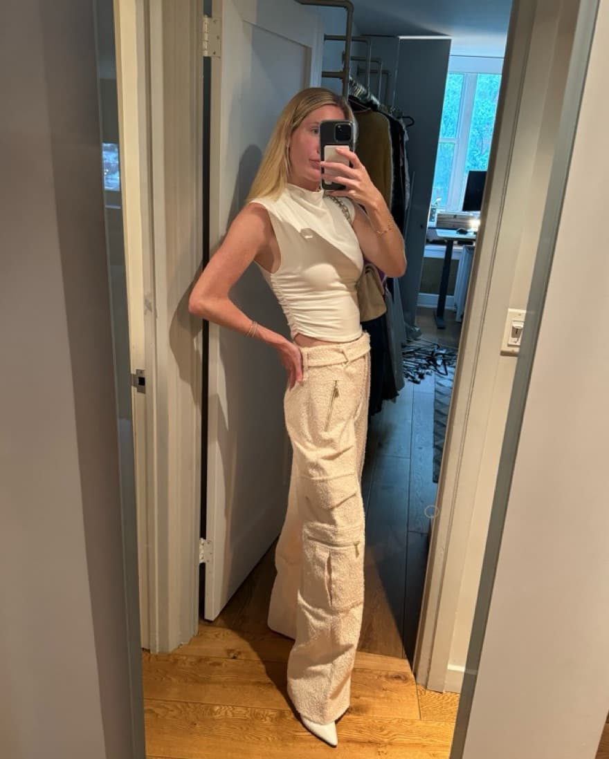 Zimmermann Belted Terry Cargo Pants - Image 2