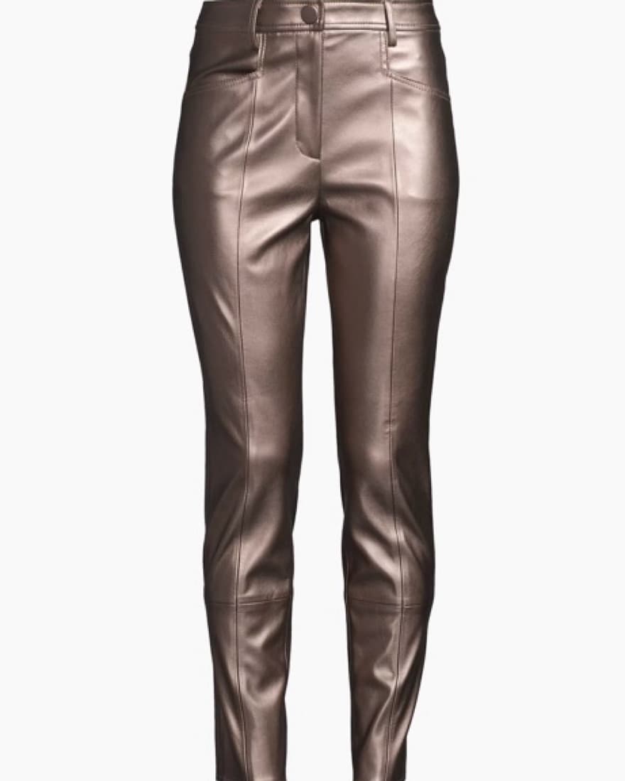 Milly Rue Faux Leather Pants - Image 2