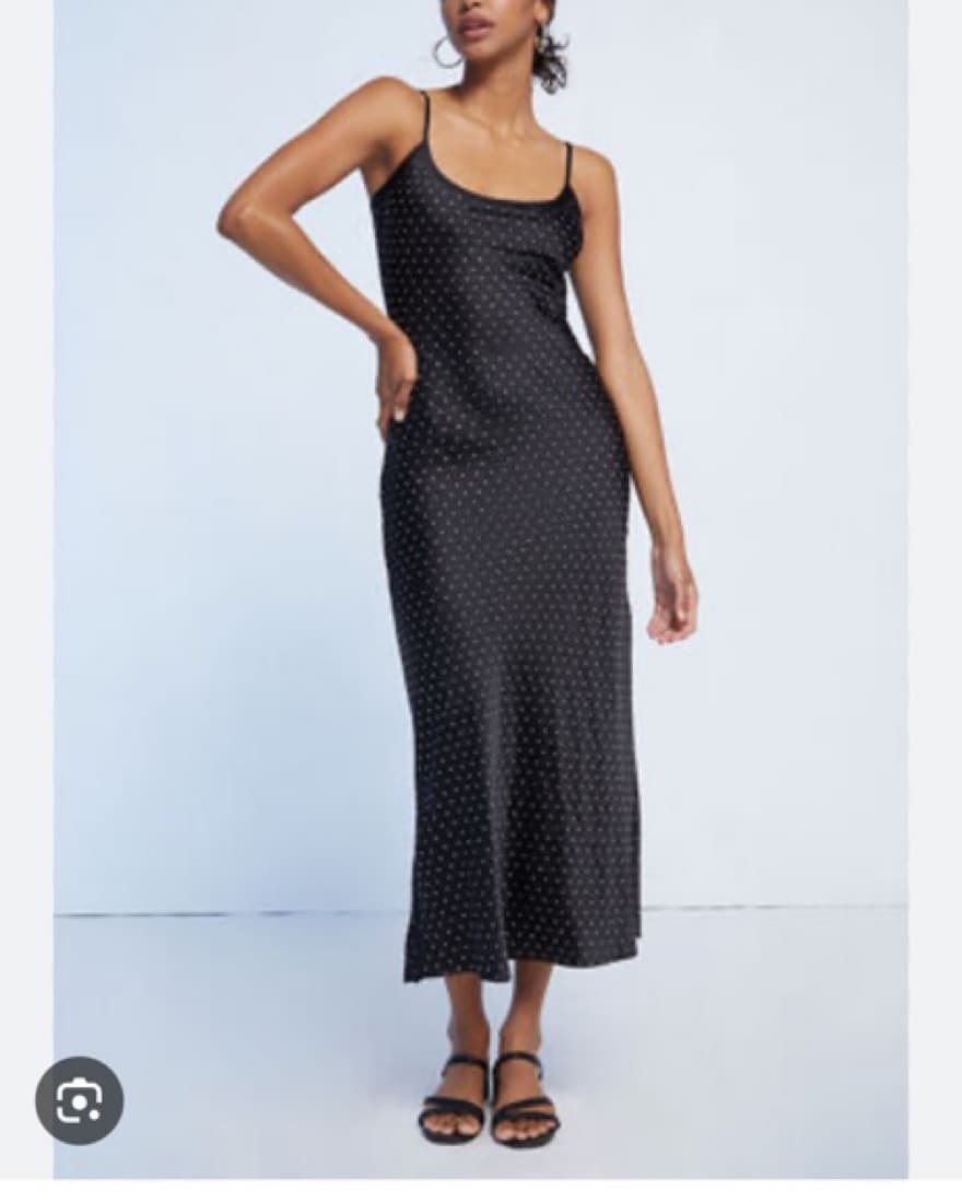 WE WORE WHAT rhinestone slip dress - Image 1