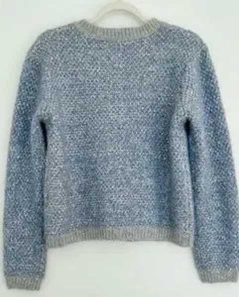 Maje Sequin Blue Cardigan - Image 3